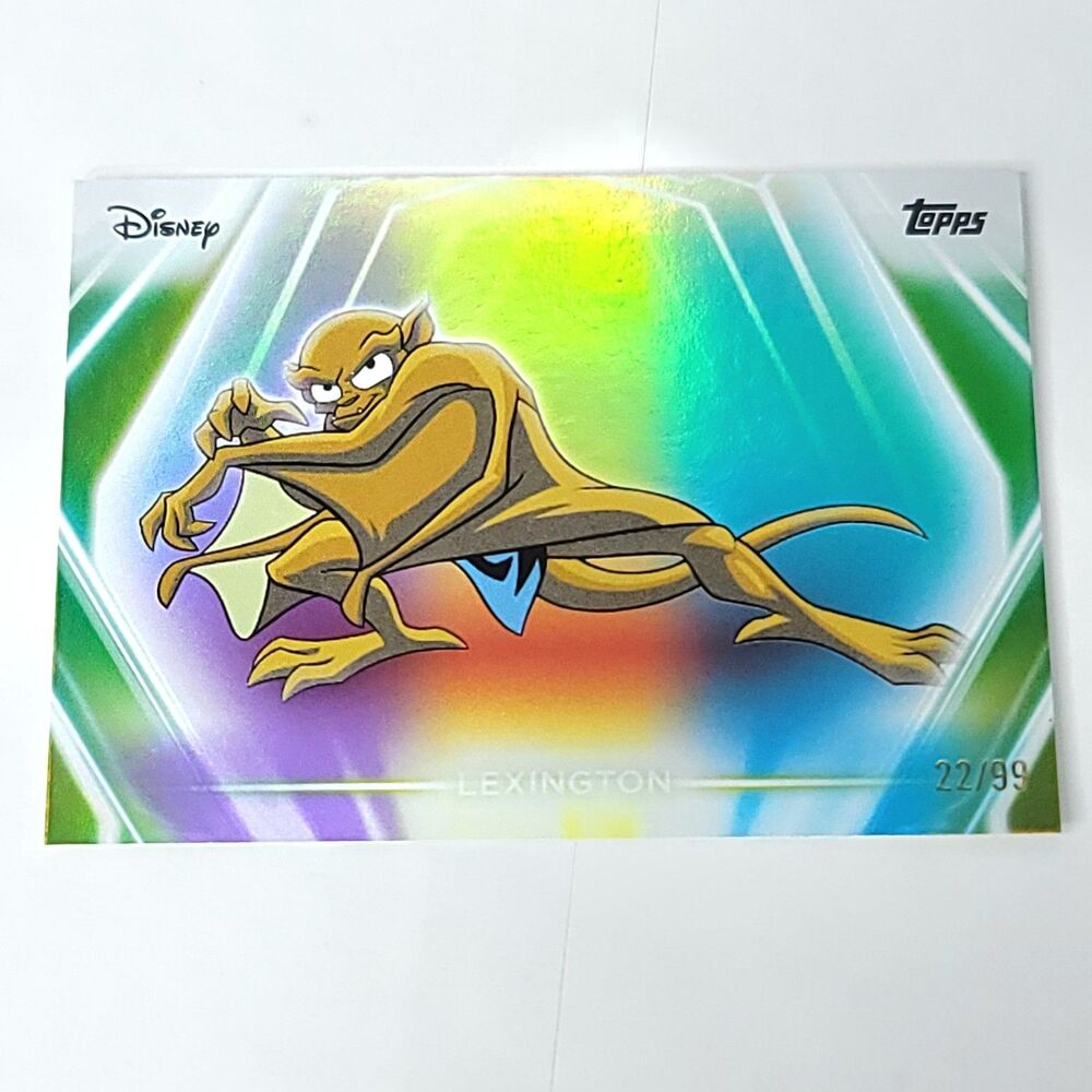 Lexington Topps 2026 Disney Neon Holo Parallel Refractor Limited 22/99